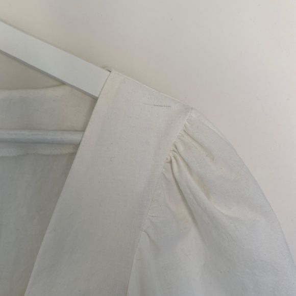 Abel Wear Megan Blouse - White Puff Sleeve - Picture 4 of 6